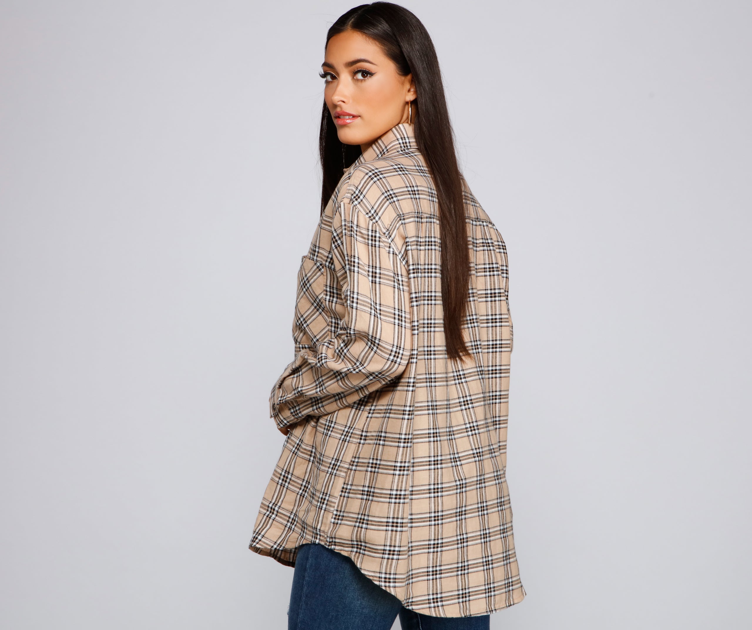 Mad About It Plaid Button Down Shirt