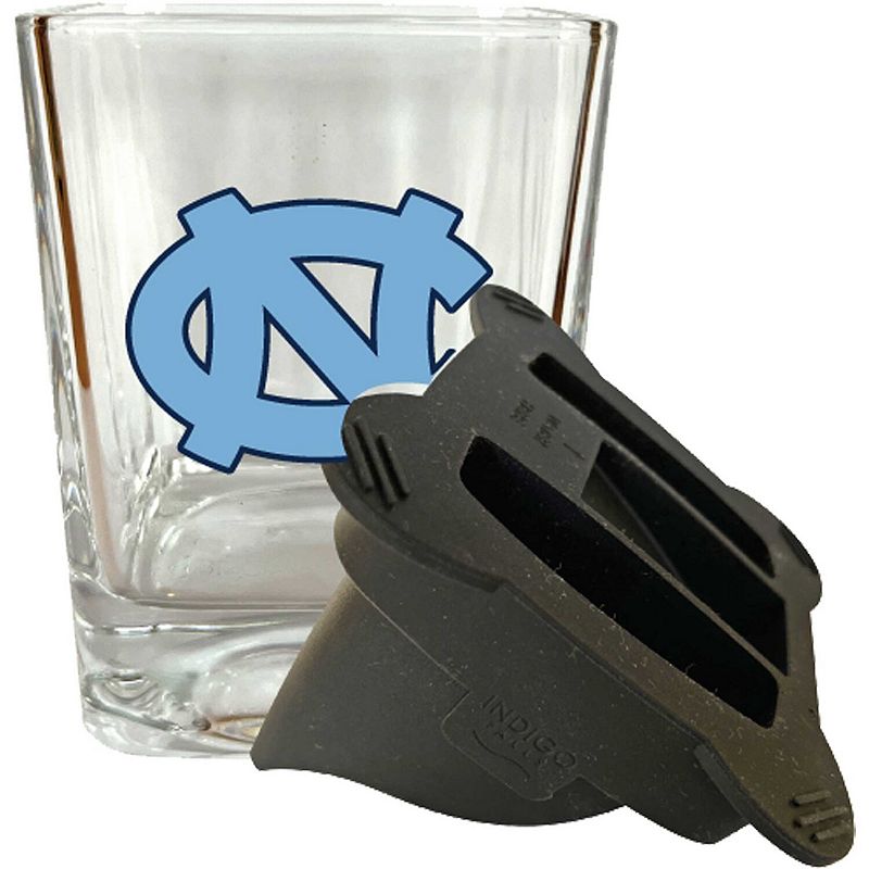 North Carolina Tar Heels 15oz. Ice Wedge Glass