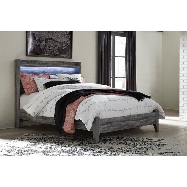 Signature Design by Ashley Baystorm Smoky Gray Panel Headboard - - 21642746