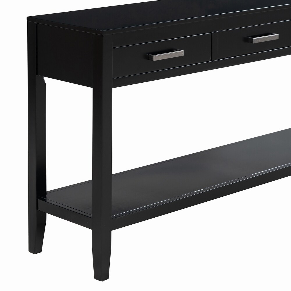 3 Drawer Console Table with 1 Shelf  Entrance Table