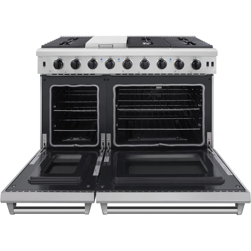 Thor Kitchen 48-inch Freestanding Gas Range with Griddle LRG4807U