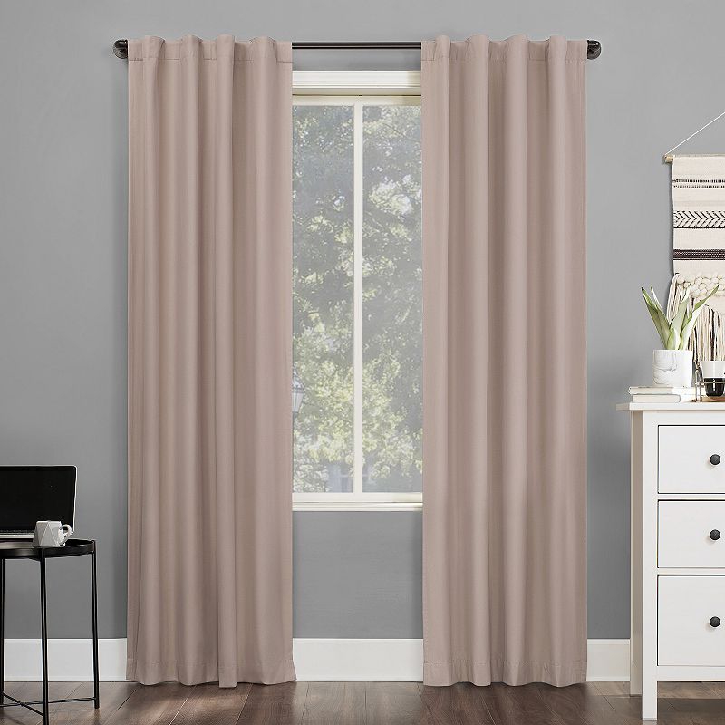 Sun Zero Cyrus Thermal 100% Blackout Back Tab Window Curtain