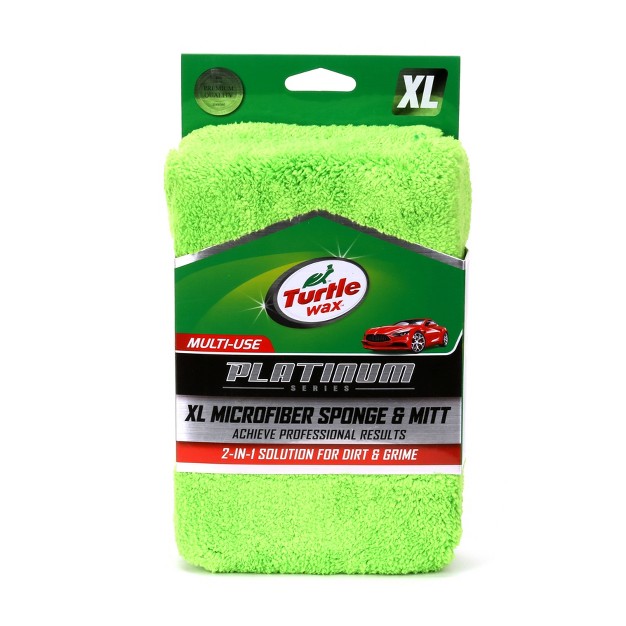 Turtle Wax Platinum 2 in 1 Microfiber Car Wash scrub Xl Sponge