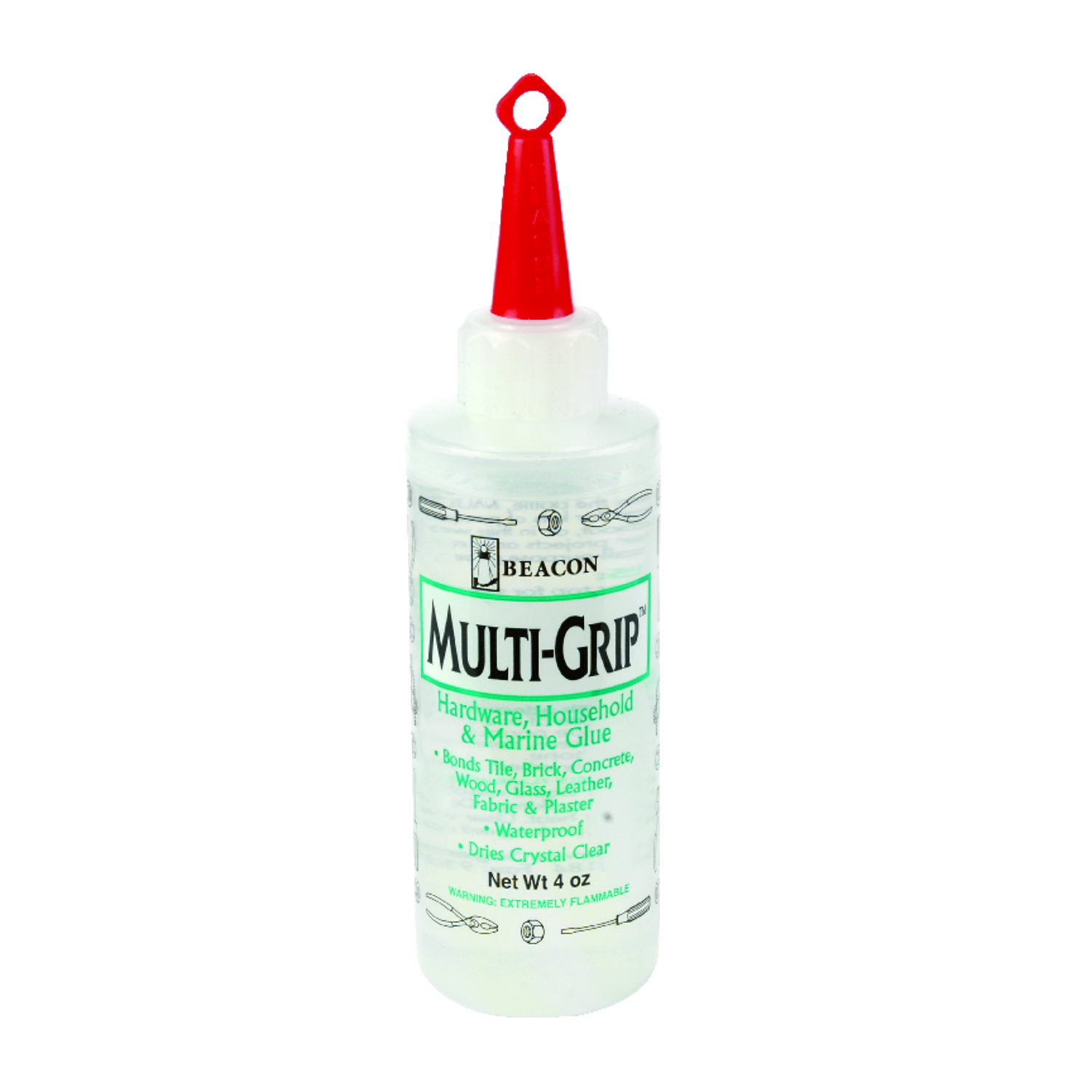 Beacon Liquid Hardware， Household \u0026 Marine Glue 4 oz