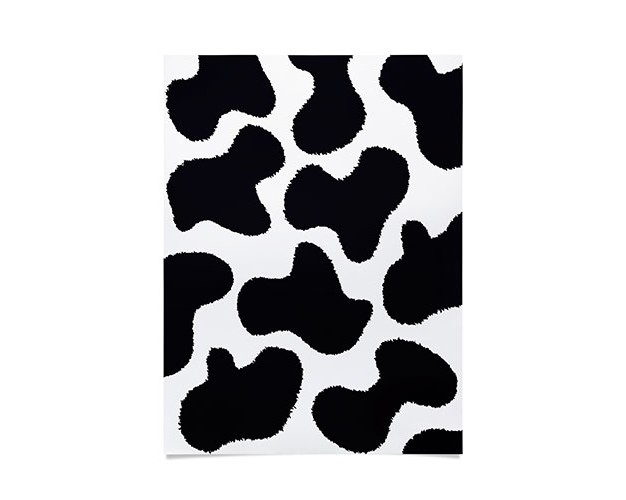 Mariamariacreative Mooooo Black And White Poster Society6