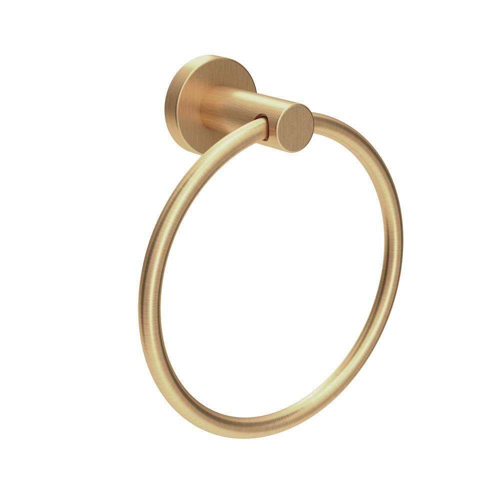 Symmons Dia Wall-Mounted Hand Towel Ring in Brushed Bronze 353TR-BBZ