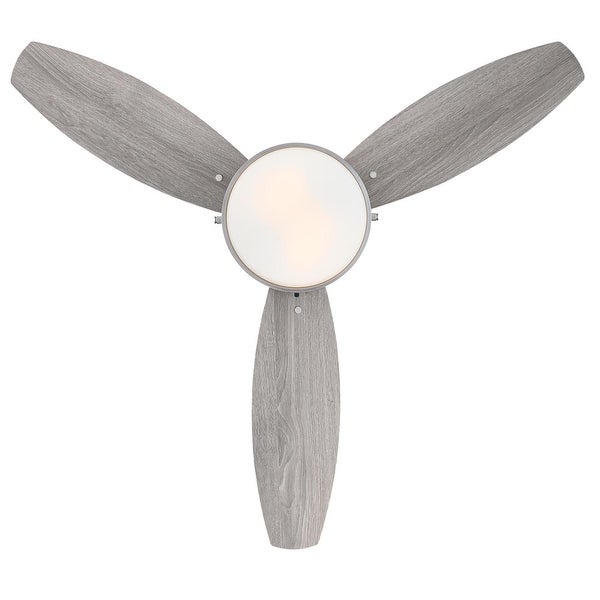 Westinghouse Lighting Alloy 3-Blade Indoor Ceiling Fan with LED Light Fixture and Opal Frosted Glass Shopping - The Best Deals on Ceiling Fans | 39655610