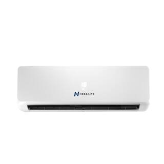 Hessaire DIY 12000 BTU 1.0 Ton Ductless Mini Split Air Conditioner and Heat Pump with Variable Speed Inverter and Remote - 115V H12HP1A