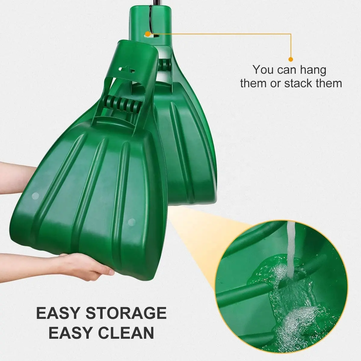 Grass Cleaning Machine Garden Leaf Collector Leaf Rake Grabber Garden Hand Tools