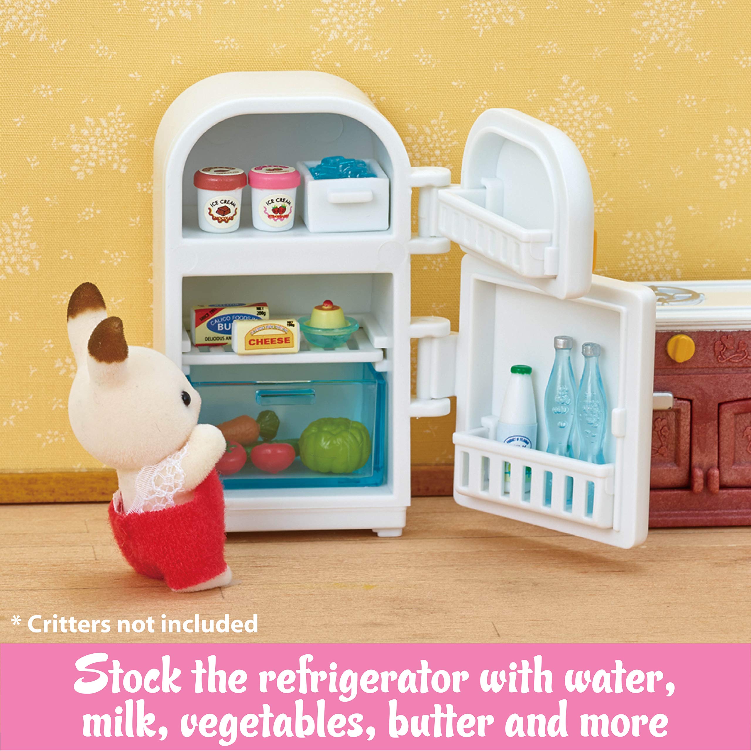 Calico Critters Deluxe Kozy Kitchen Set