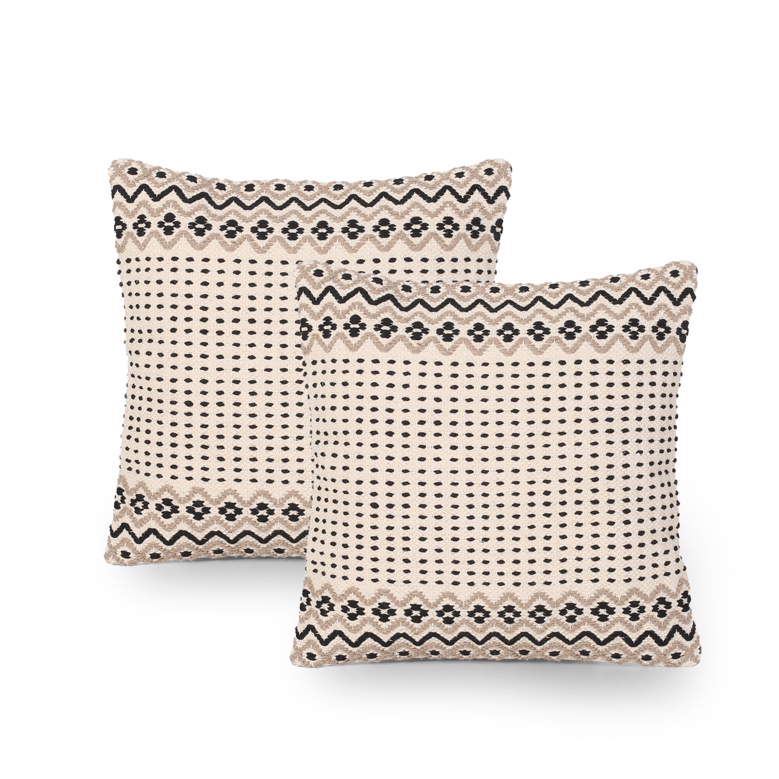 Melisa Boho Cotton Pillow Cover (Set of 2)