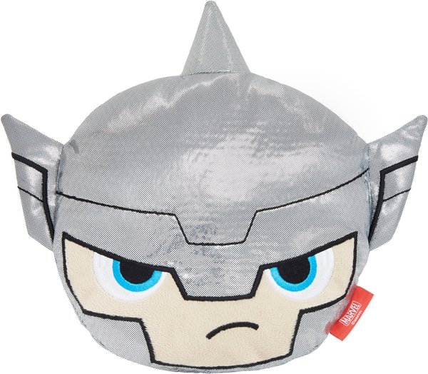 Marvel 's Thor Round Plush Squeaky Dog Toy