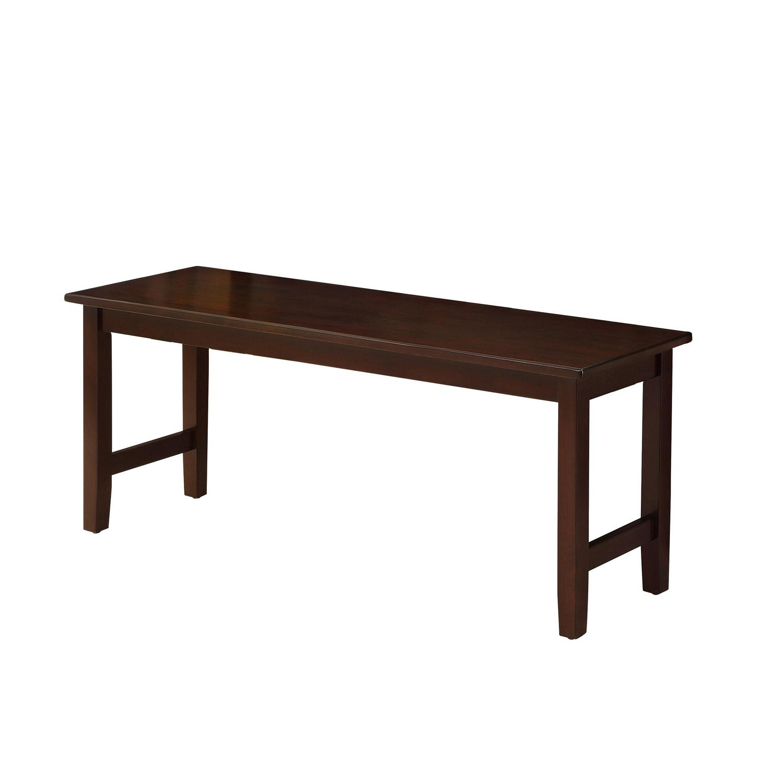 Better Homes and Gardens Bankston Dining Bench Mocha  Crowdfused