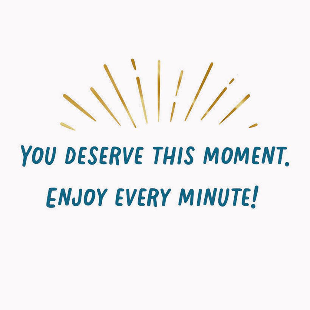 Hallmark  You Deserve This Moment Video Greeting Congratulations Card