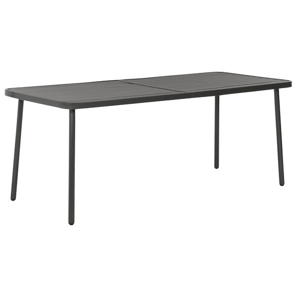 vidaXL Patio Table Dark Gray 70.9