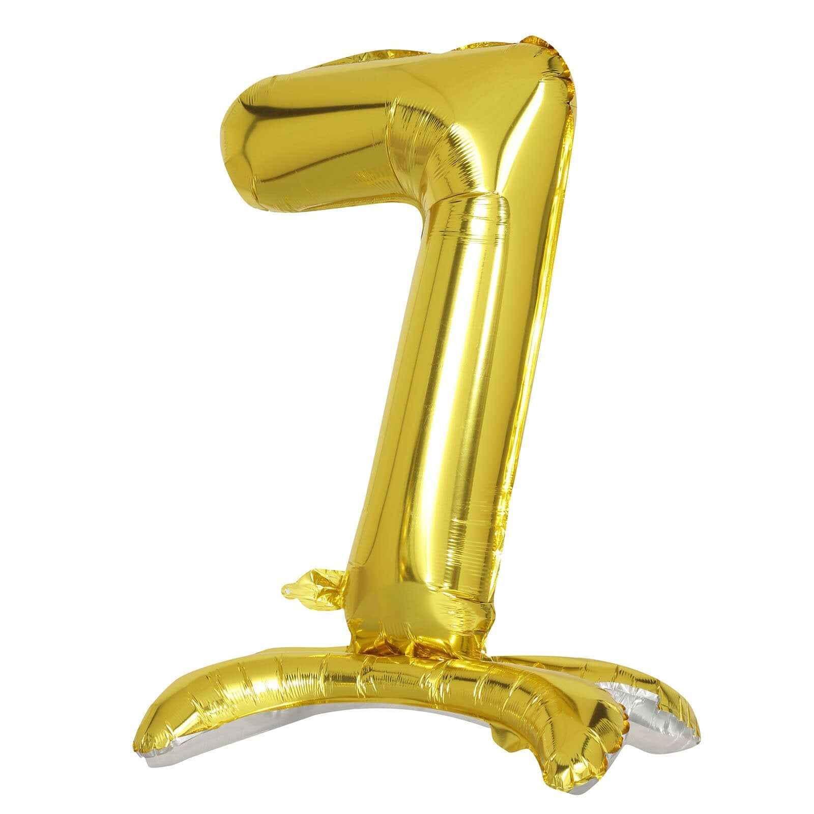 Gold Self Standing Helium/Air Mylar Foil Letter and Number Balloons 27