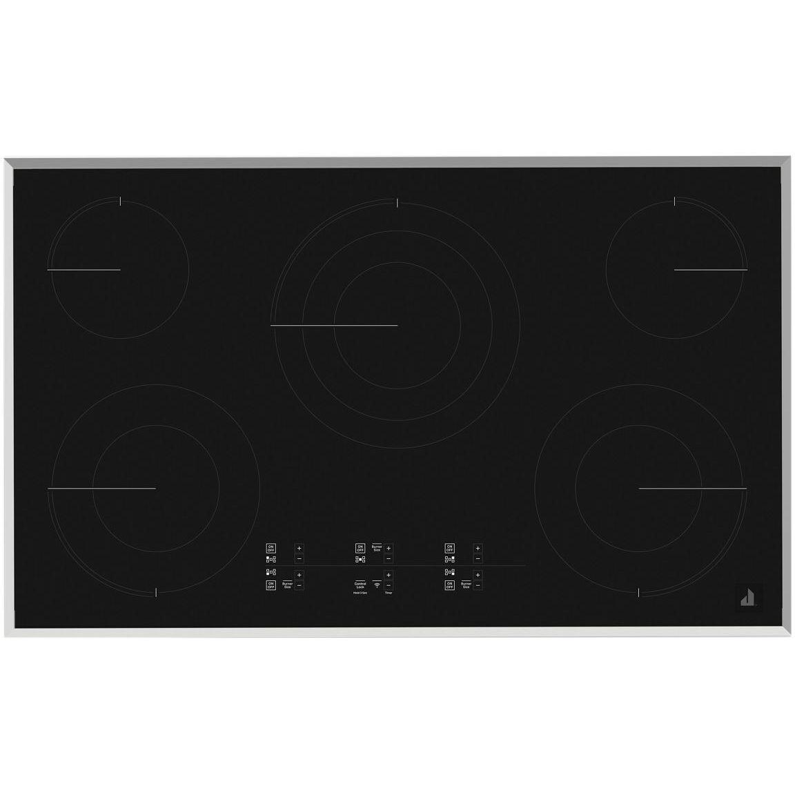 JennAir 36-inch Built-In Electric Cooktop with Emotive Controls JEC4536KS