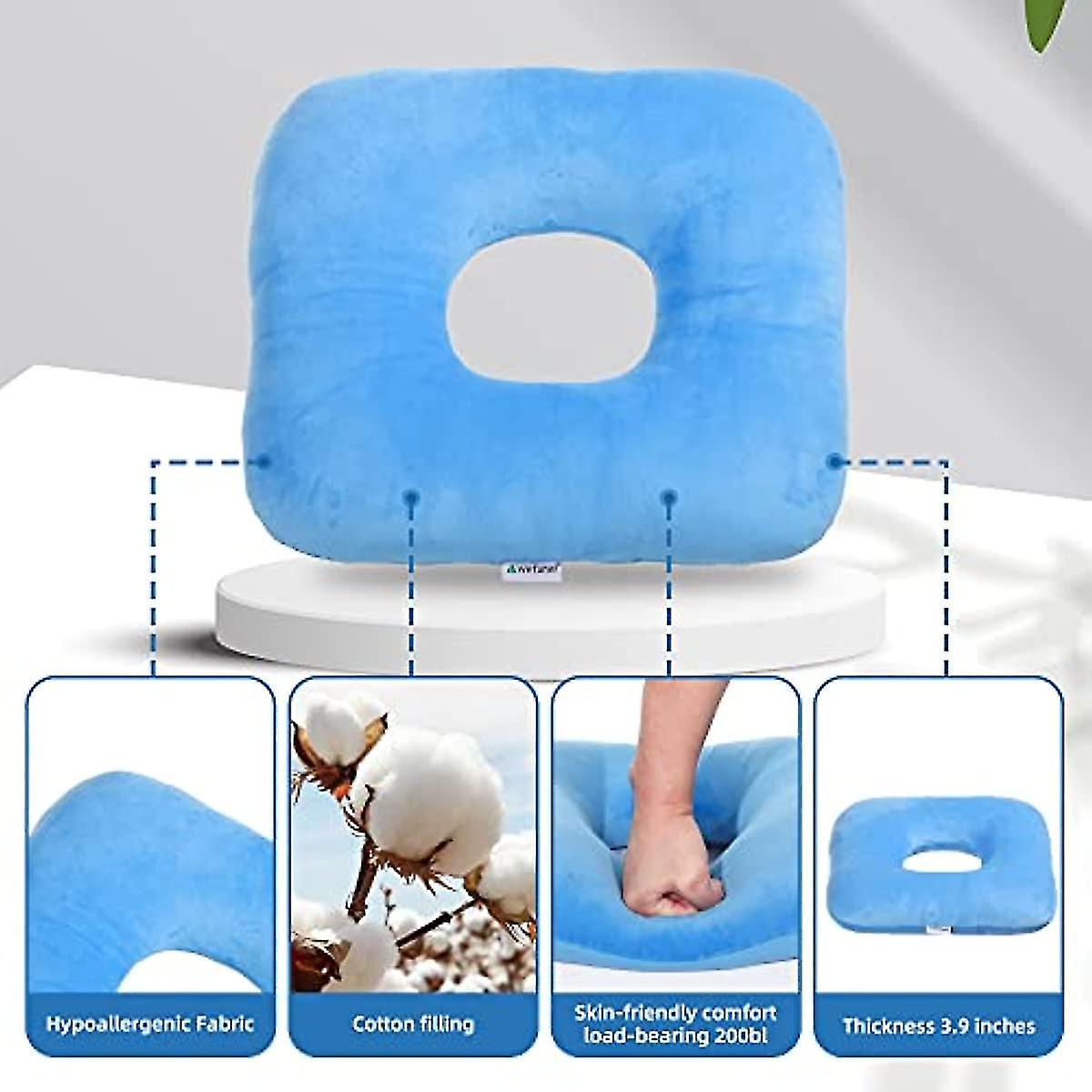 Anti-decubitus Pad-breathable Comfort Seat Cushion For Hemorrhoids  Pregnancy  Pressure Sores  Wheel Chair  Prolonged Sitting  Daily Use Cushi