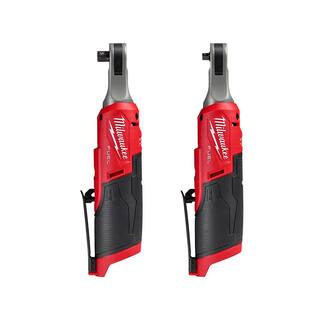 MW M12 FUEL 12V Lithium-Ion Brushless Cordless High Speed 38 in. Ratchet with Brushless High Speed 14 in. Ratchet 2567-20-2566-20