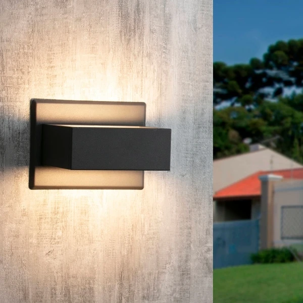 2 Pack Wall Light Outdoor LED Wall Wall Sconce Lighting Lantern Shopping - The Best Deals on Outdoor Wall Lanterns | 40867612