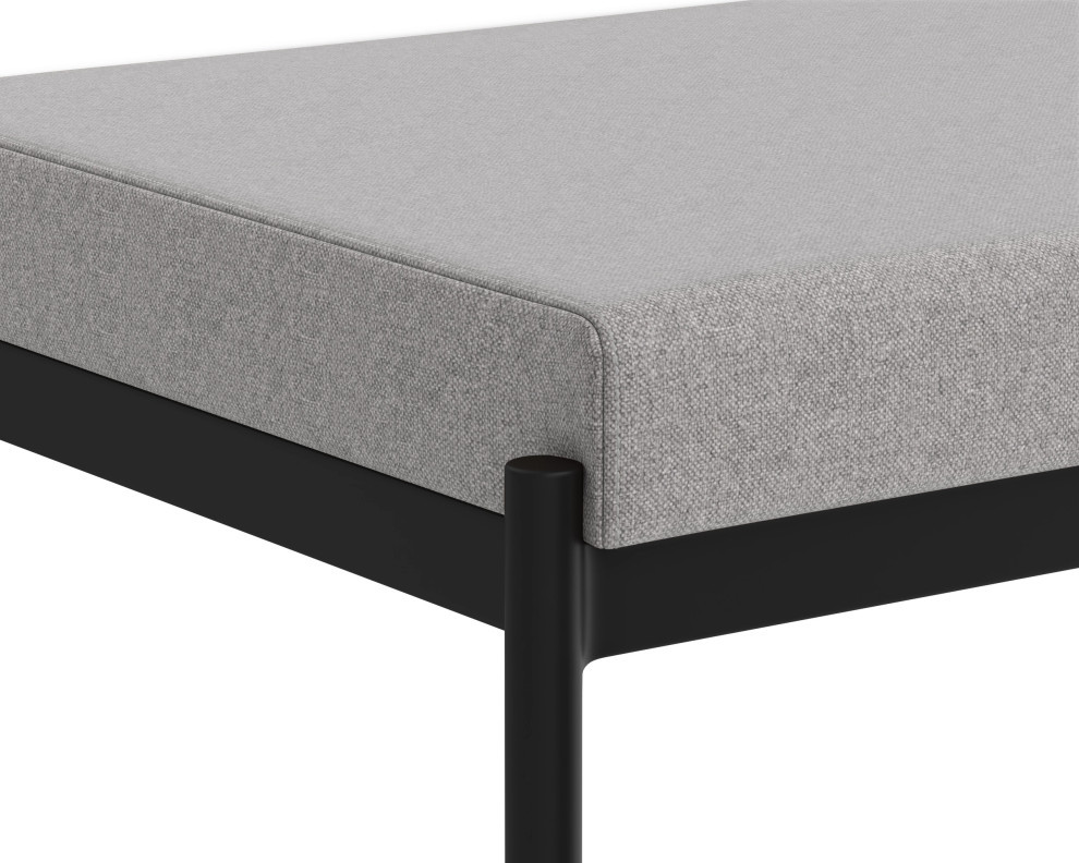 Jaylon Bench   Transitional   Upholstered Benches   by Sunpan Modern Home  Houzz