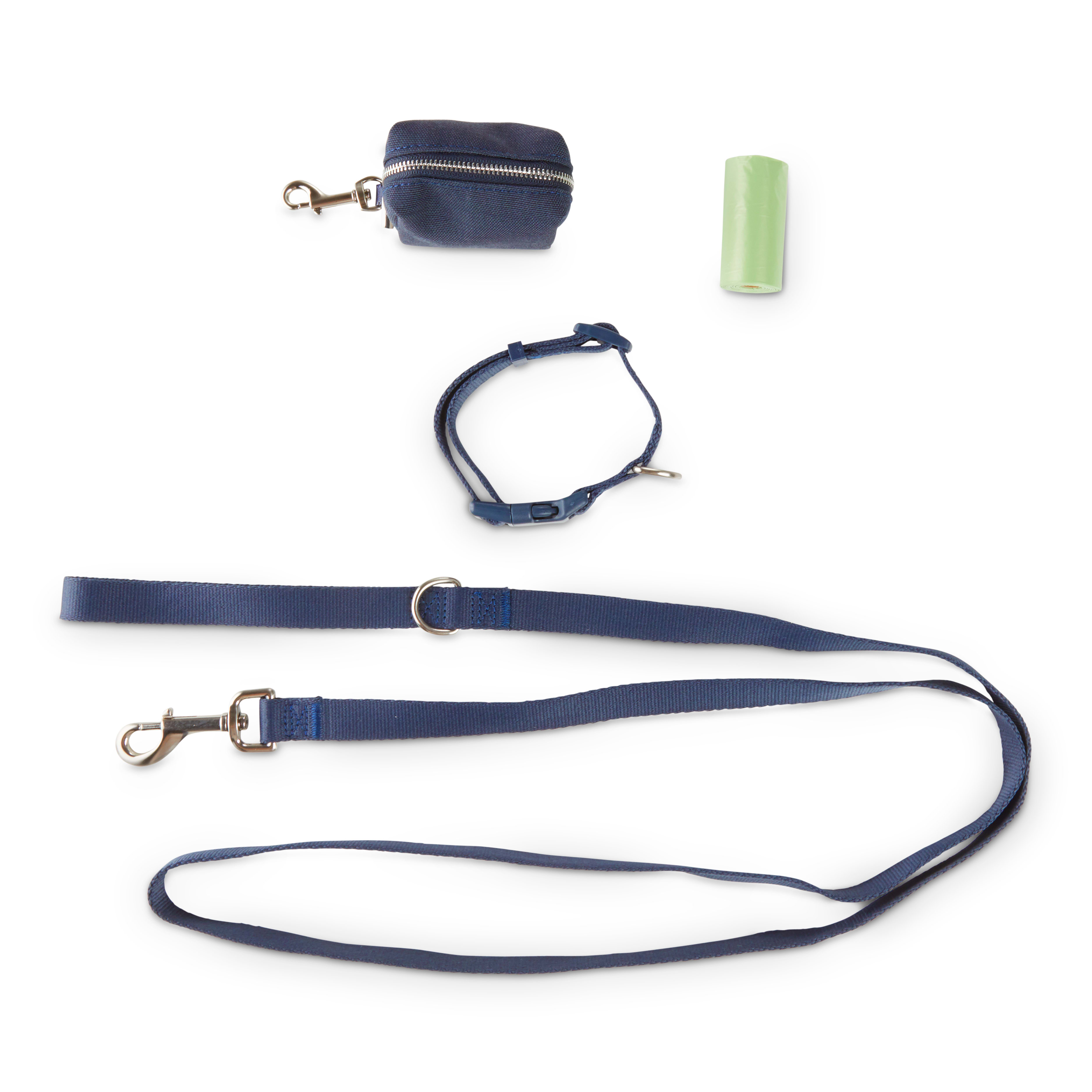 Bond  Co. Charcoal 3-Piece Walking Kit for Dogs， Small