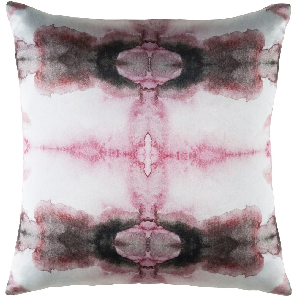 Decorative Qaui Pink 18 inch Throw Pillow Cover