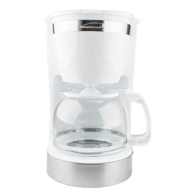 Brentwood 10 Cup 800 Watt Coffee Maker In White