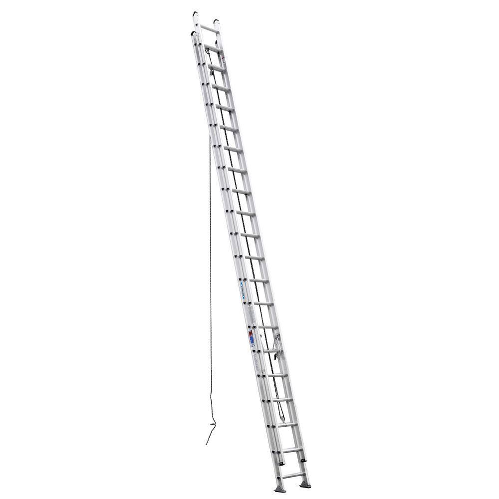 Werner 40 ft. Aluminum D-Rung Extension Ladder with 300 lb. Load Capacity Type IA Duty Rating D540-2