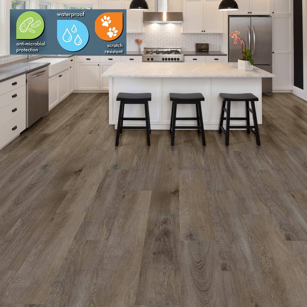 Lifeproof Alexandria Oak 6 MIL x 8.7 in. W x 48 in. L Click Lock Waterproof Luxury Vinyl Plank Flooring (20.1 sqftcase) I1449109L