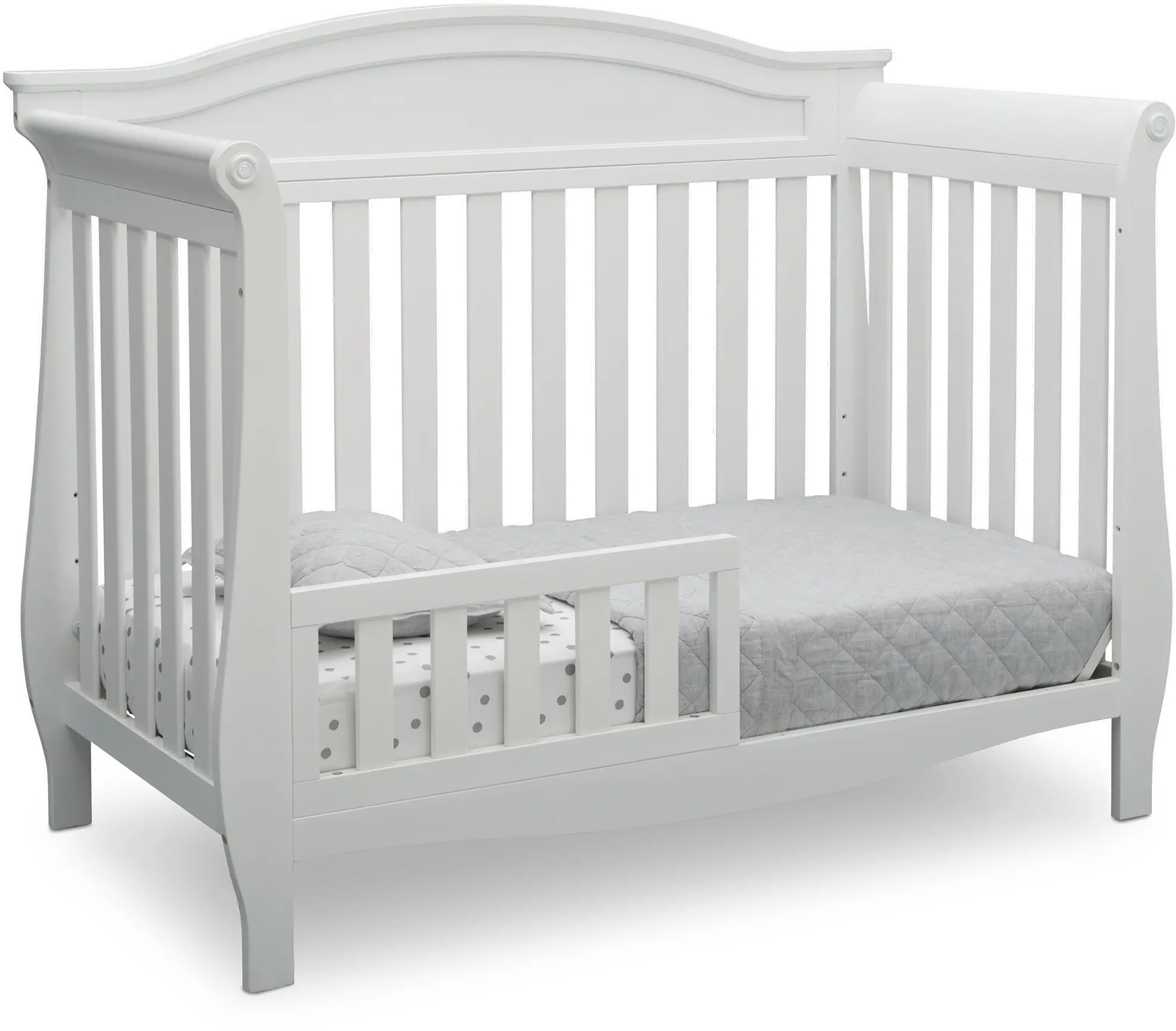 Lancaster White 4-in-1 Convertible Crib