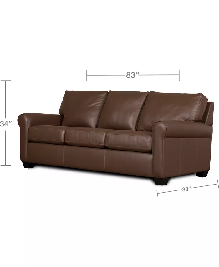 Furniture Savoy II 83 Leather Sofa