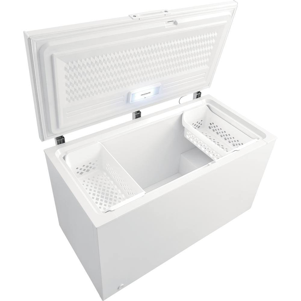 Frigidaire 14.8 cu. ft. Manual Defrost Chest Freezer with LED Light FFCL1542AW