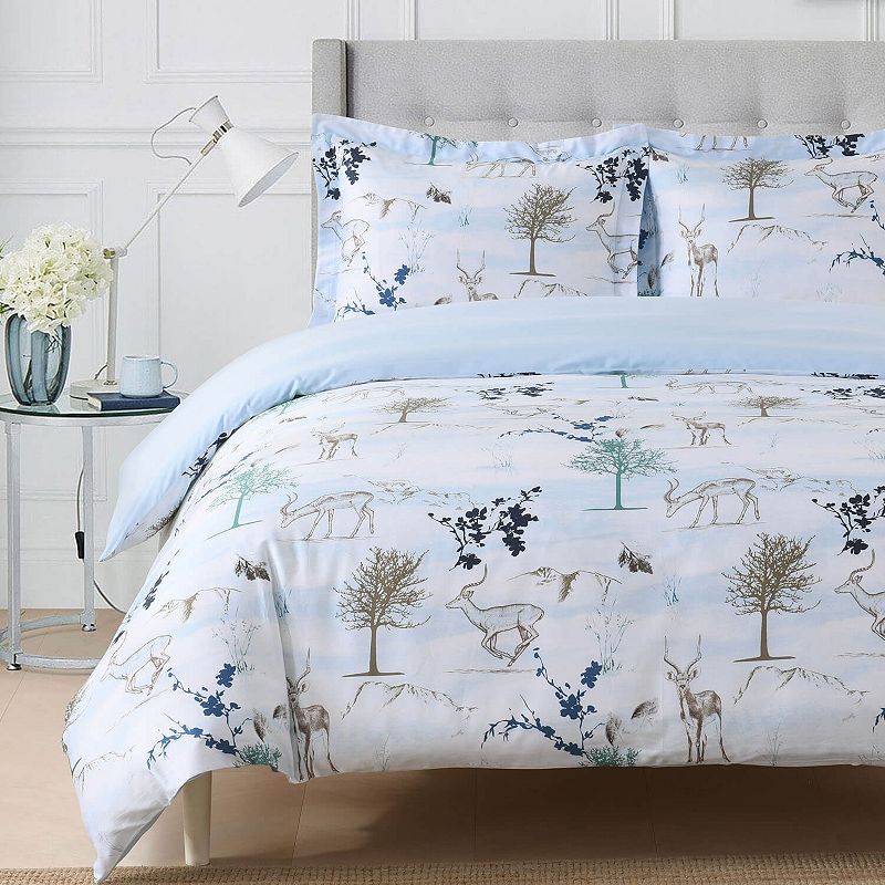 Alpine Snow 100% Cotton Duvet Cover Set