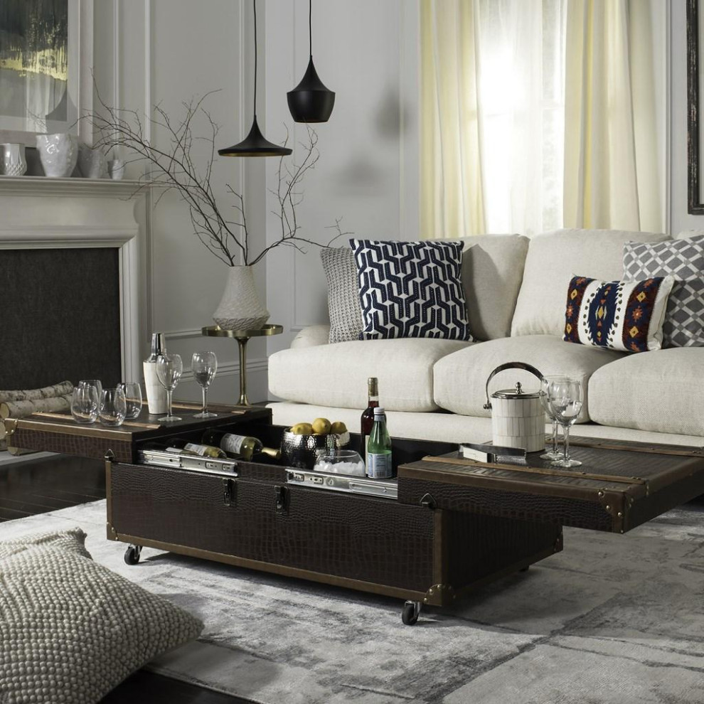 Joseph Coffee Table Brown   Modern   Coffee Tables   by Virgil Stanis Design  Houzz