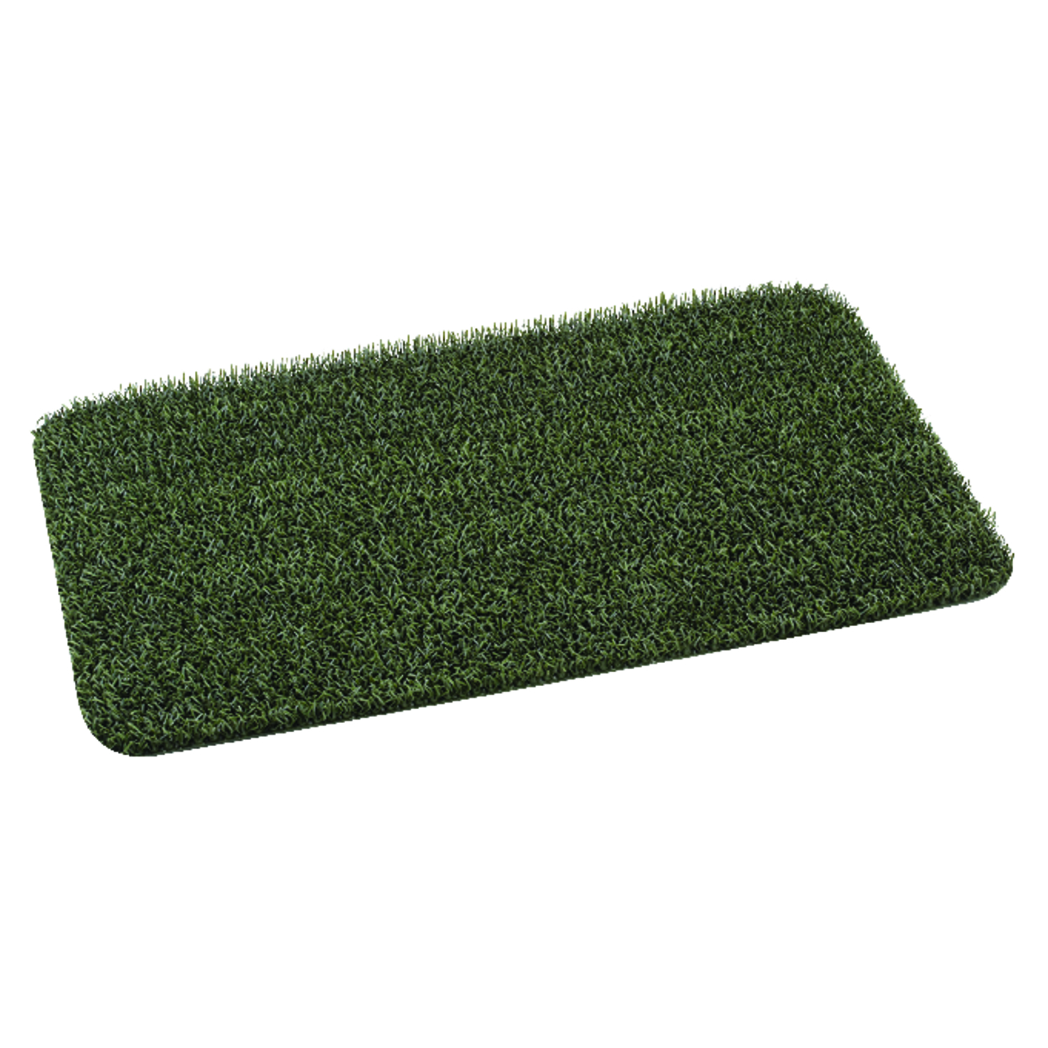 GrassWorx Clean Machine 30 in. L X 18 in. W Evergreen Flair AstroTurf Door Mat