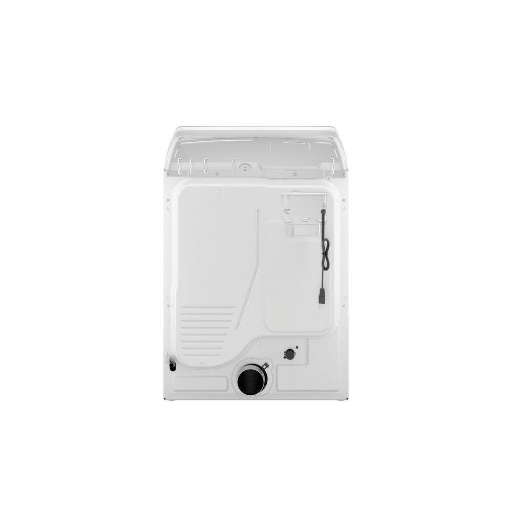 Whirlpool 7.4 cu. ft. 120-Volt Smart White Gas Vented Dryer with Hamper Door and Wrinkle Shield Technology WGD6120HW