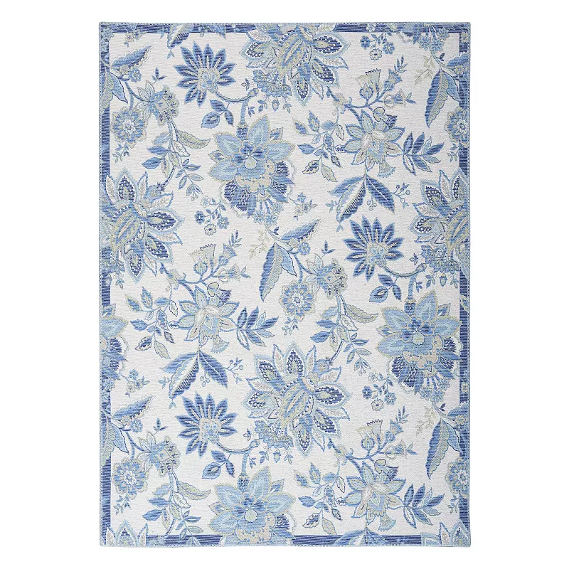 Waverly Washable Floral Area Rug