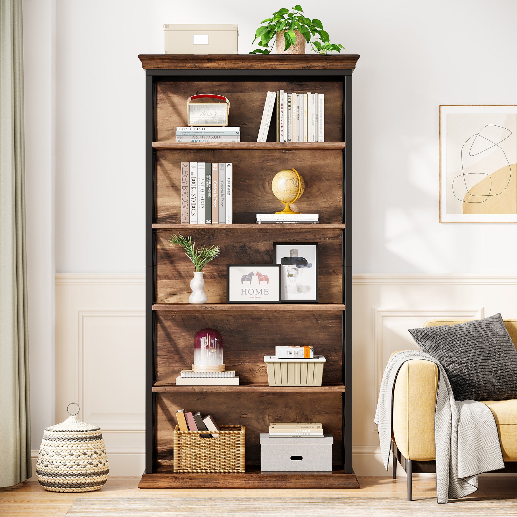 6-Tier Bookshelf, 70.87