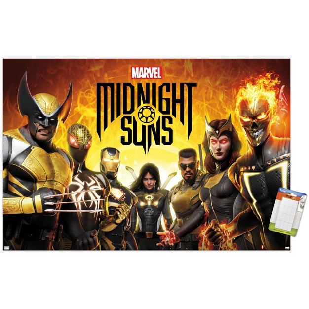 Trends International Marvel Midnight Suns Key Art Unframed Wall Poster Prints