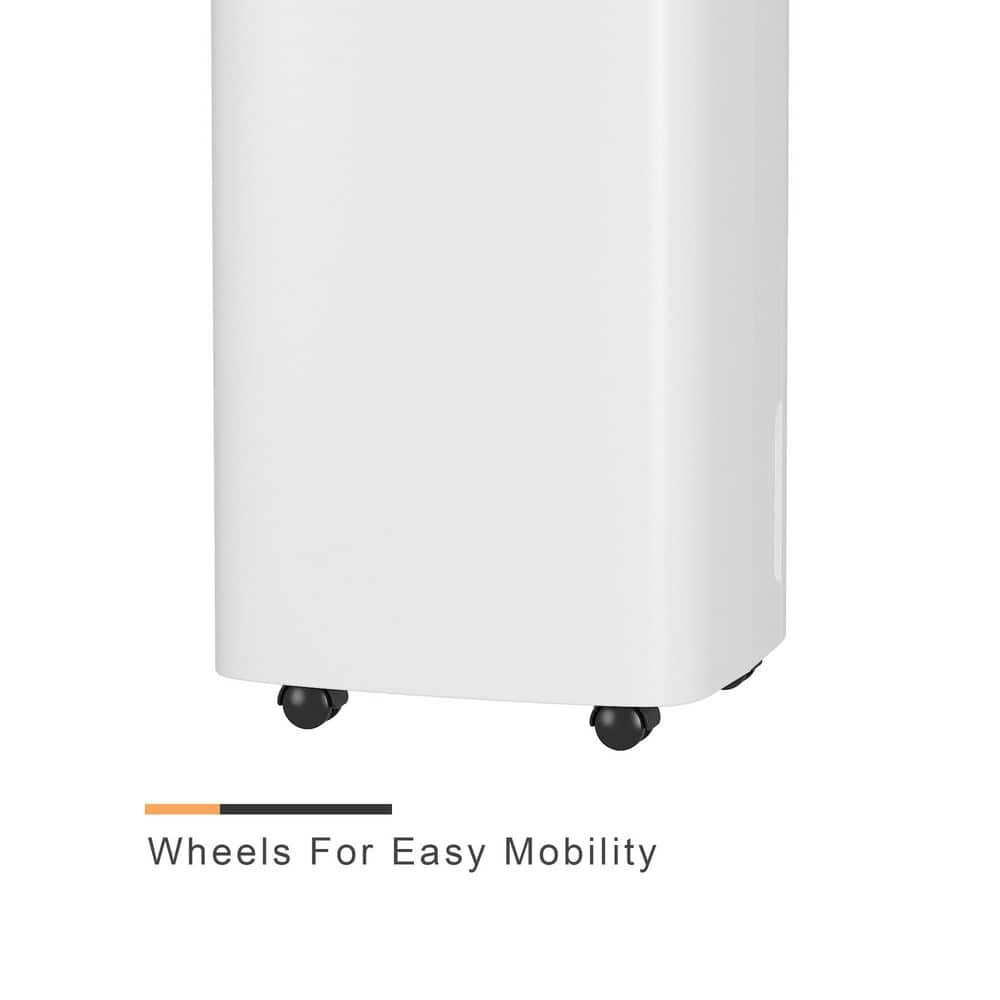 JEREMY CASS 30 pt 2000 sqft Dehumidifier with Bucket with Air Filter 3 Operation Modes Rotating Knob