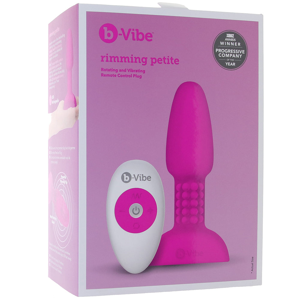 Rimming Petite Remote Rotating Plug in Fuchsia