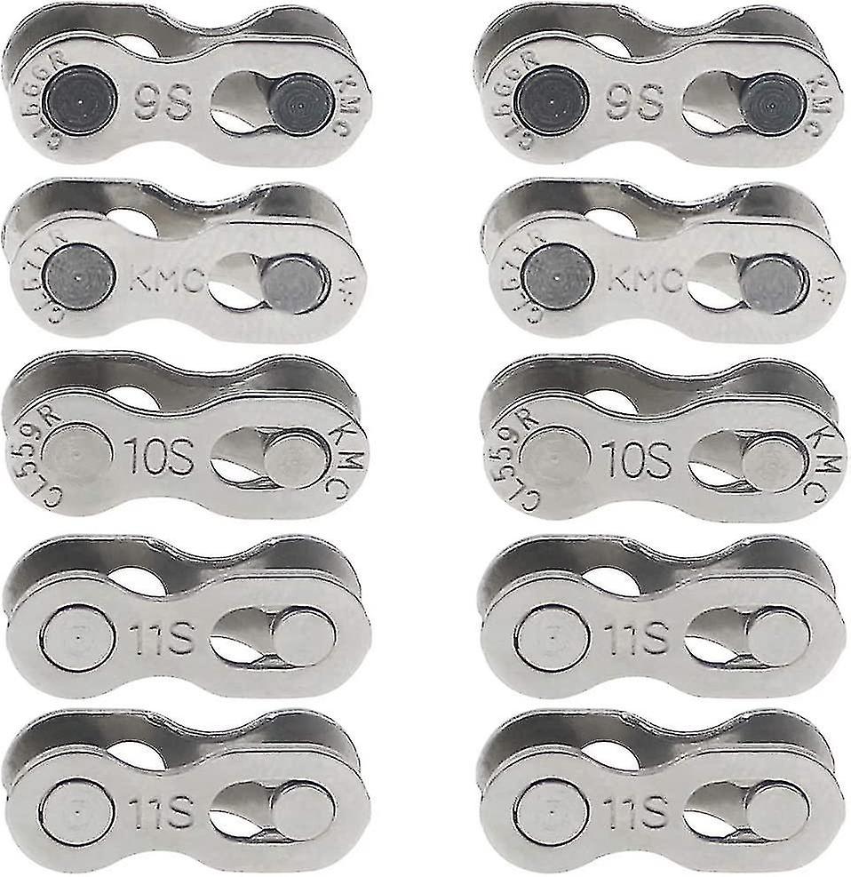 10 Pairs Bicycle Chains Chain Links Bike Chain Lock Link For Heilwiy 6-7-8 9 10 11 Speed