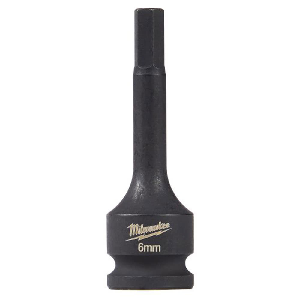 Milwaukee Shockwave Lineman's 3/8 Drive 6mm Hex Bit Socket 49-66-5156 from Milwaukee