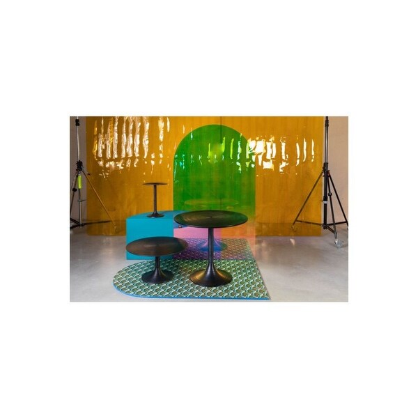 Bold Monkey Hypnotising Round Pedestal Side Table