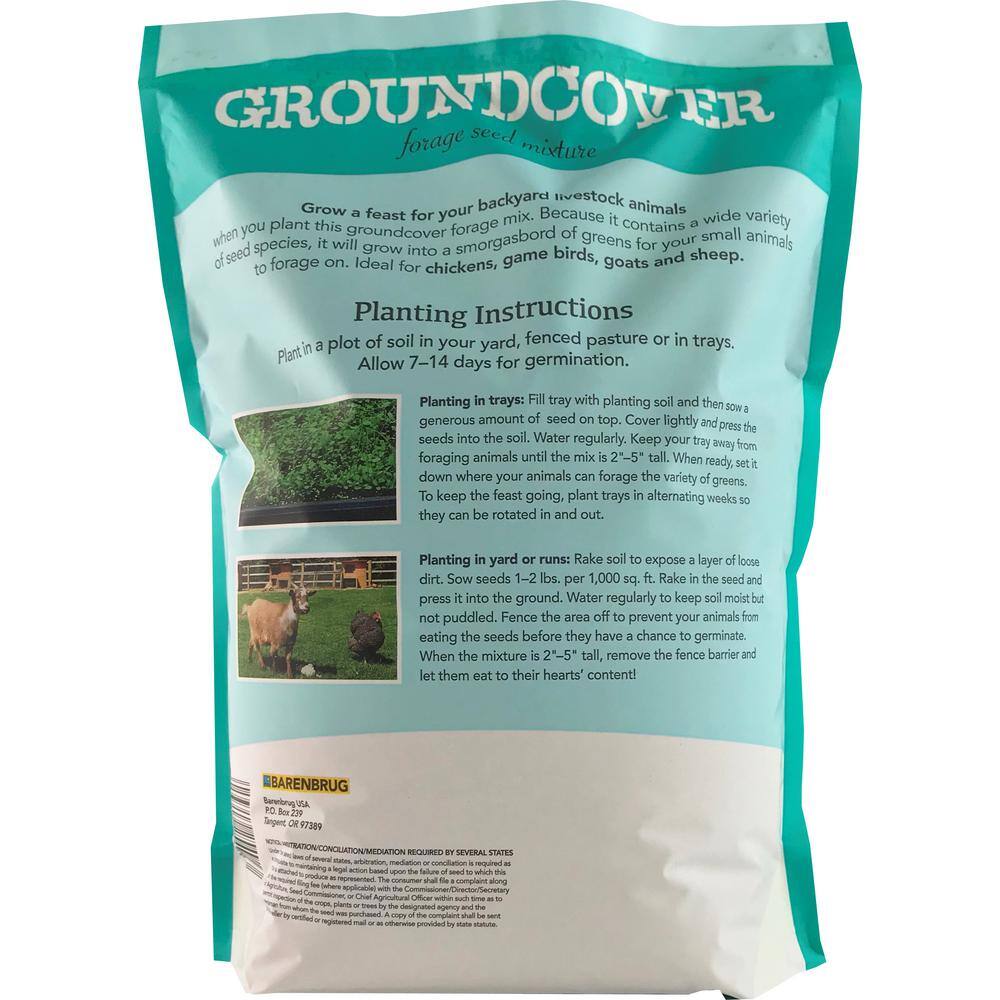 Barenbrug 3 lbs. Free Range Groundcover Forage Seed Mixture 25491