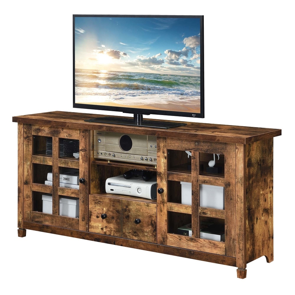 Newport Park Lane 1 Drawer TV Stand with Storage Cabinets and Shelves for TVs up to 65 Inches