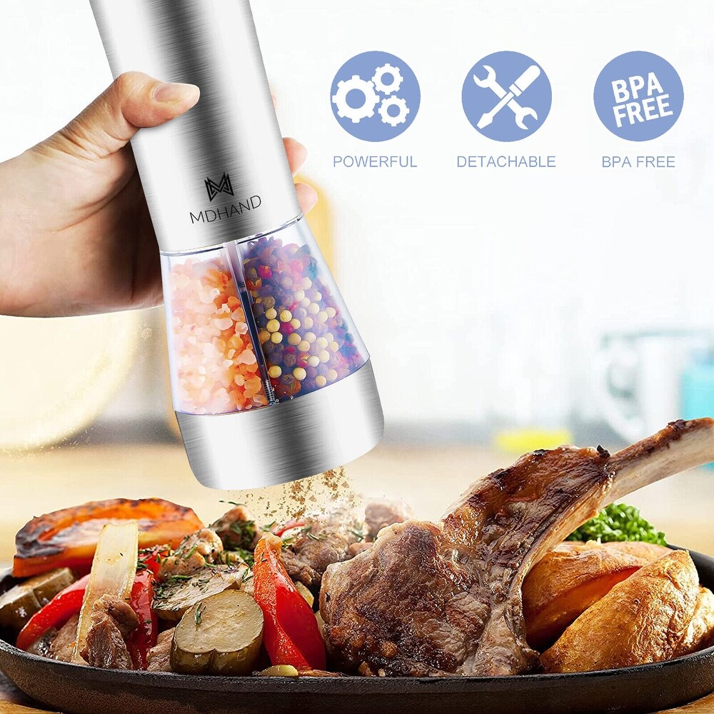1 Pc Adjustable Electric Salt and Pepper Grinder