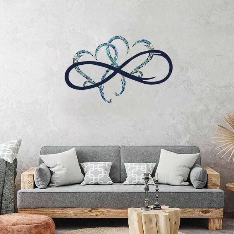 🔥SUMMER HOT SALE - 49% OFF🔥Infinity heart - Steel wall decor Metal Wall art-Buy 2 free shipping🔥