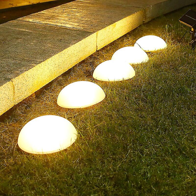 Solar One With Five Hemisphere Lights， Outdoor Lights， Park Villas， Landscape Decoration， Garden Lights， Led Lawn Lights